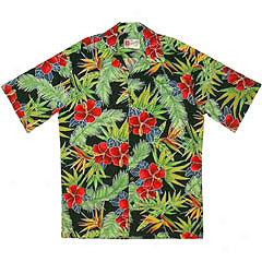 Hibiscus Garden Aloha Shirt