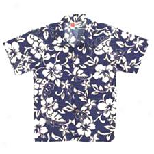 Hibiscus Pareo Boys' Aloha Shirt