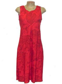 Holiday Anthurium Short Influence Dress