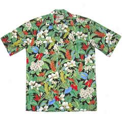 Holiday Floral Aloha Shirt-lback