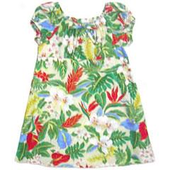 Festival Floral Girl's Peasant Dress