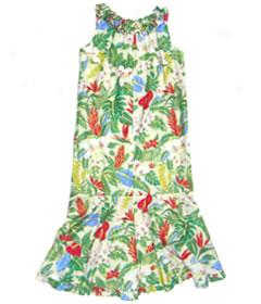 Holiday Floral Girls' Sleeveless Muu Muu