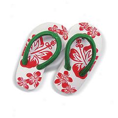 Holiday Slippers (white)ornament