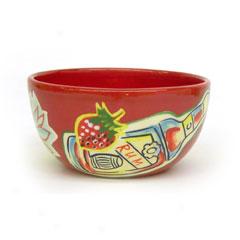 Hot Tropics Cereal Bowl-rum & Fruits