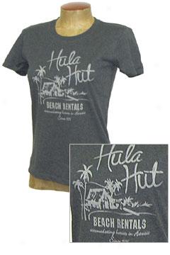 Hula Hut Fitted T-shirt