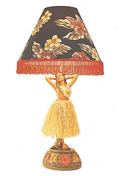 Iolani Vintage Hula Lamp-color