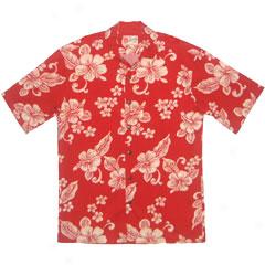 Island Hibiscus Floral Alkha Shirt