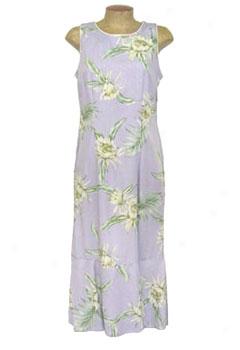 Island Moments By Emme Island Ceres Demi Length Dress-lavendar