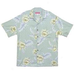 Island Mpments By Emme Island Ceres Aloha Shirt-sage