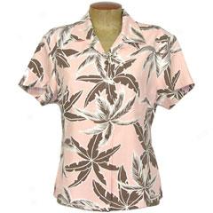 Iwa Palms Better Silk Camp Blouse