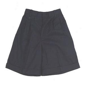 Junior Girl's Shorts-qtraight Back