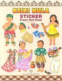 Keiki Hula Sticker Paper Doll Book