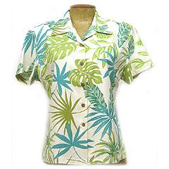 Kihei Palmq Better Silk Camp Blouse