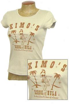 Kimo's School Of Hula Fitted T-shirt