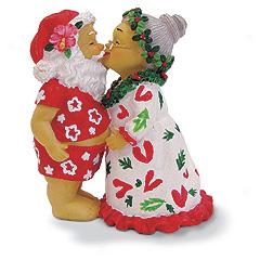 Kissing Sata Ornament