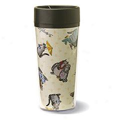 Kliban Cats & More Cats Thermal Tumbler