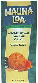 Mauna Loa Macqdamia Nut Hawqiian Crunch Cookies