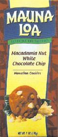 Mauba Loa Macadamia Nut White Chocolate Chip Cookies