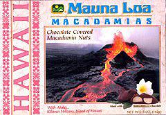 Mauna Loa Volcano Chocolate Covered Macadamia Nutq