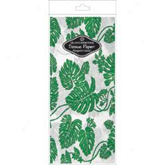 Monstera Green Tissue Paper