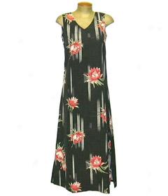 Night Blooming Cereus Better Silk Long Dress