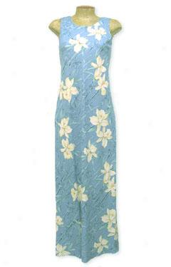 Orchid Bamboo Long Bias Dress-blue