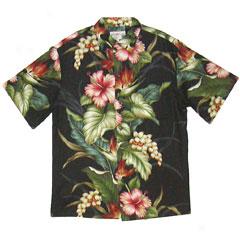 Pali Falls Men's Aloha Shirt
