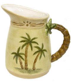 Palm Tree Pitcher