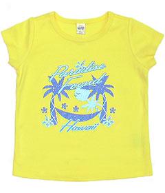 Paradise Found Girls' Glisten Baby Tee