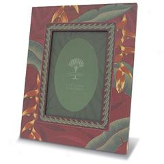 Pendula Heliconia Handcrafted Linen Paper Frame