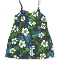 Petroglyph Girl's Spaghetti Strap Sundress- Green