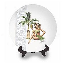 Pineapple Girl Collector's Plate