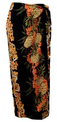 Pineapple Lei Long Sarong Skirt