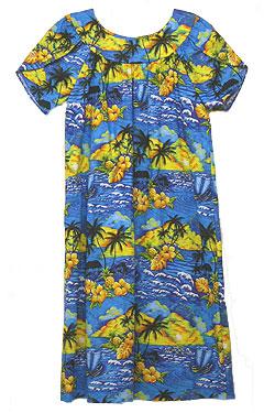 Pineapple Pacific Tulip Sleeve Short Muu Muu