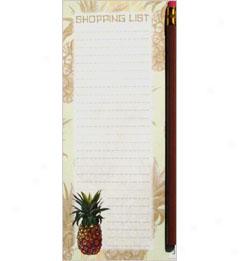 Pineapple Shopping List Notepad