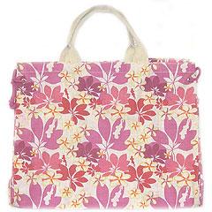 Paragon Floral Canvas Beach Bag