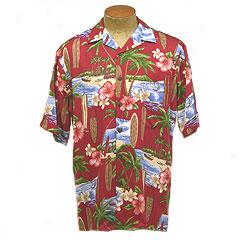 Pipeline Surf Aloha Shirt