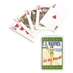 Playing Cards- Marine Palm Girl