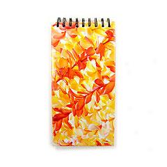 Plumeria Lei Large Notebook