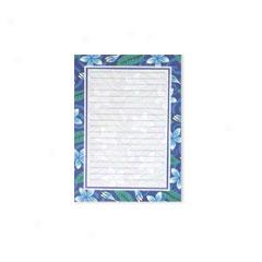 Plumeria Winter Notepad