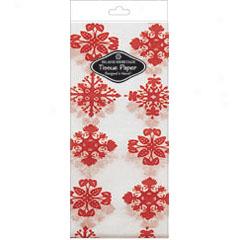 Red Hawaiian Quilt Tissue Paper