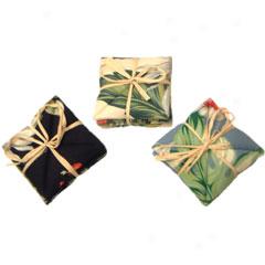 Retro Floral Coaster Set