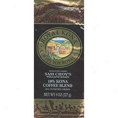 Sam Choy's Volcano Roast Kona Coffee- Grind
