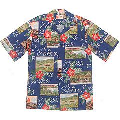 Scenes Of Hawaii Aloha Shirt