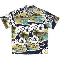 Scennic Pareo Boy's Aloha Shirt