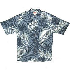 Copy Of Shadow Leaf Better Silk Aloha Shirt