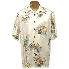 Shadow Tropics Aloha Shirt- Cream