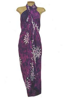 Spiral Sun Long Batik Sarong