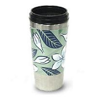 Stainless Steel Thermal Tumbler-plumeria Spring