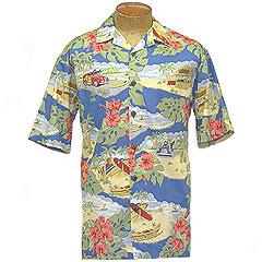 Sunny Surfing Aloha Shirt